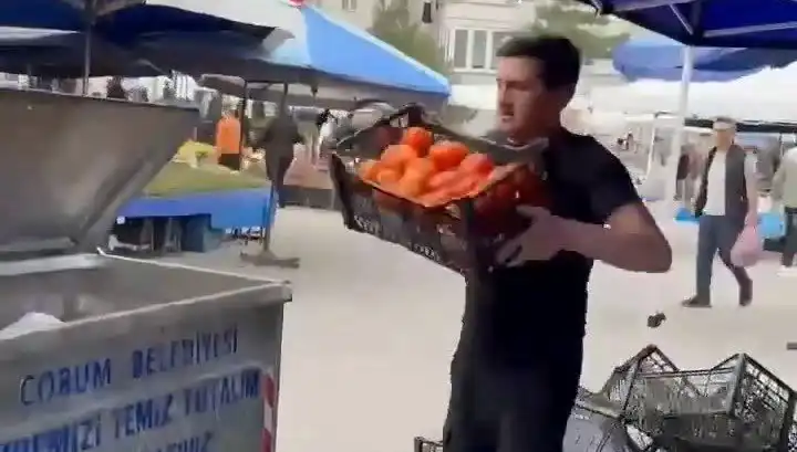 Pazarcıya Şok Cezalar: Domatesleri Çöpe Dökerek Rekor Kırdı