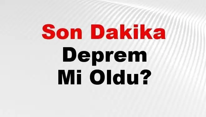 Hatay'da Son Dakika Deprem! Neler Oluyor?
