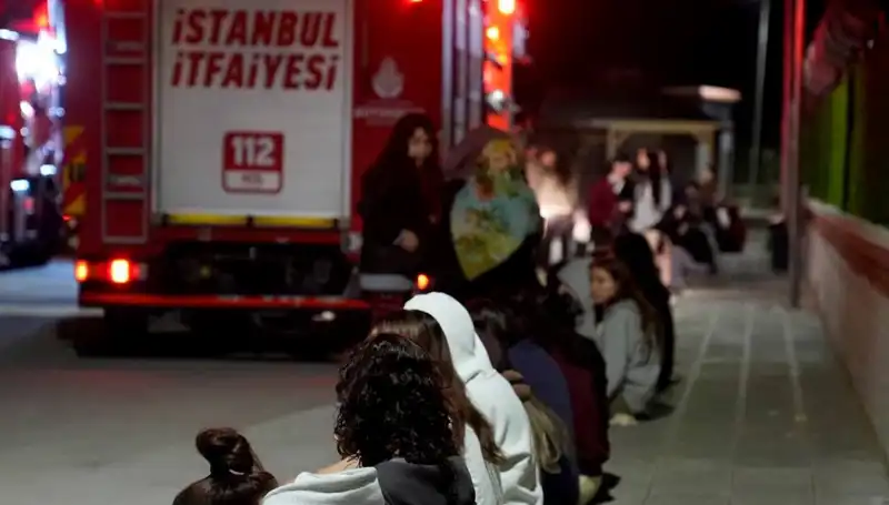 2500 Kişilik Kız Öğrenci Yurdunda Yangın: Paniğe Neden Oldu