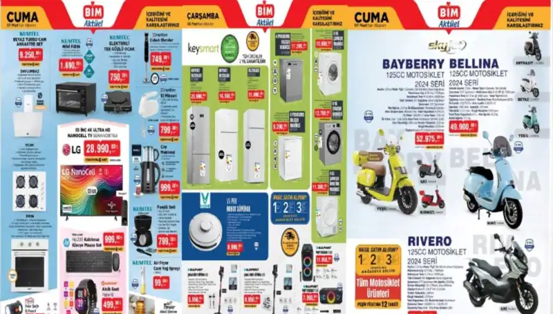 BİM 4 Mart 2025 Aktüel Ürünler Kataloğu: Elektronik Eşyalarda Büyük İndirimler Başlıyor!