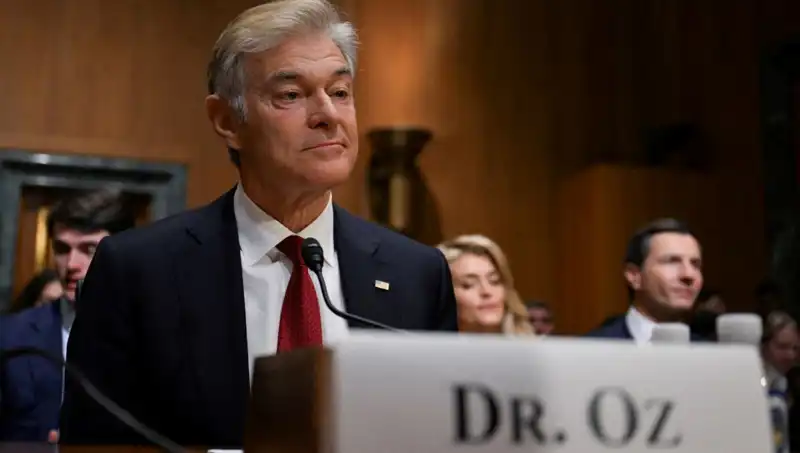 Mehmet Öz'ün Trump Sarısı Saç Stili ile Senato'ya Girişi