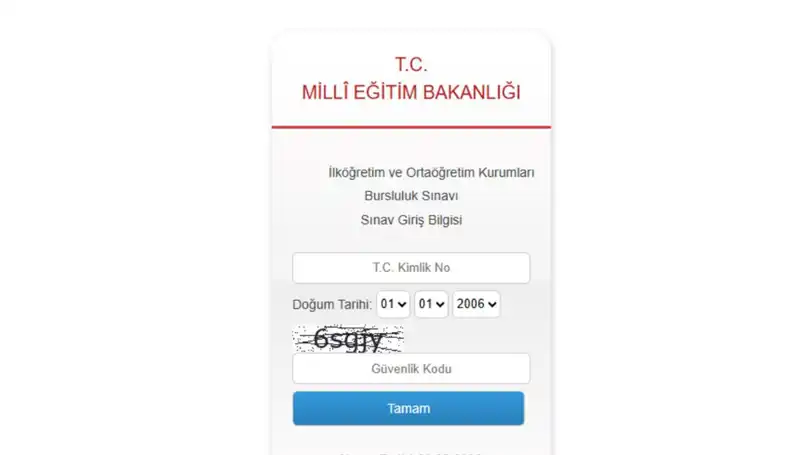 2025 MEB İOKBS Bursluluk Sınavı Giriş Belgesi: Tarih ve Detaylar