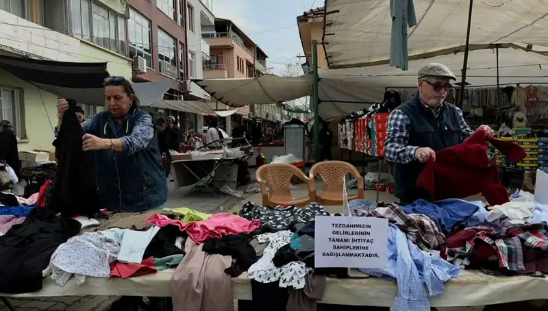 İhtiyaç Sahibi Aileler İçin Kurulan İyilik Tezgahı Büyük İlgi Görüyor