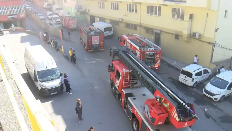 İstanbul'da Tekstil Atölyesinde Çıkan Yangın, Büyük Panic Yarattı