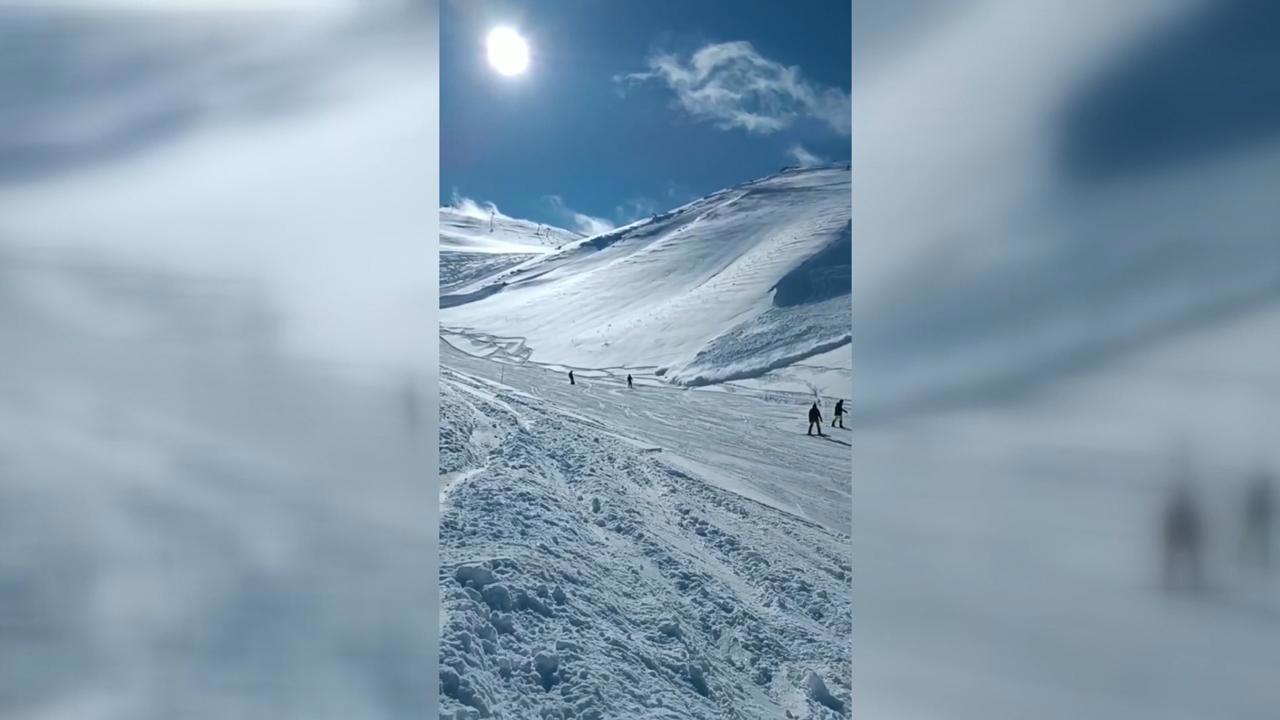 Palandöken'de Çığ Düştü, Kayakçılara Kapalı Alan Tehlikede