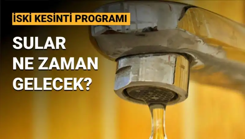 Üsküdar ve Ümraniye'de Su Kesintisi: İSKİ’nin 14 Mayıs Programı Açıklandı