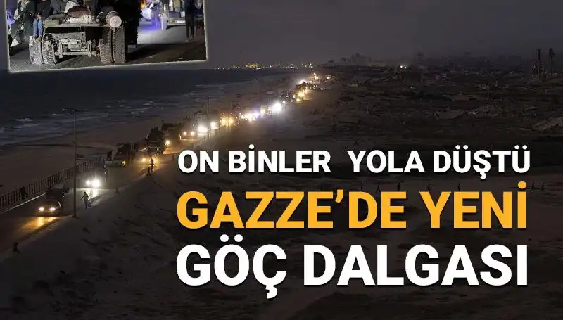 Gazze’de Yeni Göç Dalgası: İnsanlık Krizi Derinleşiyor