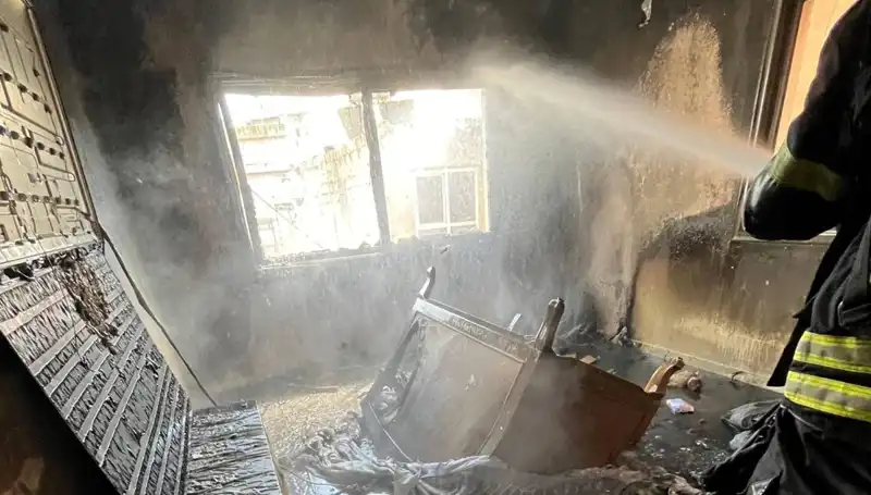 Mersin'de Apartman Dairesinde Yangın: Korku Dolu Anlar Yaşandı