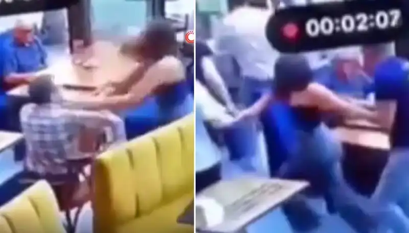 Garsonun Cevabı Şok Etti: Tokat Yiyen Müşteri Dayakla Ayrıldı!